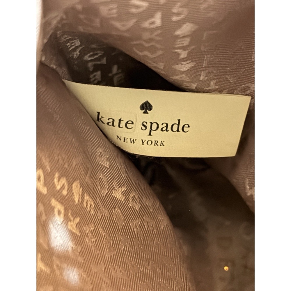 Kate Spade Briar Lane Meena Purse Pink Beige Leather Removable Shoulder Strap - Picture 8 of 14